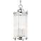 Glass No.1 8 3/4" Wide Polished Nickel Crystal Mini Pendant