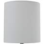 5_Glass Table Lamp - Cerulean Finish - White Hardback Fabric Shade more views