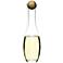Glass Wine and Water Carafe with Oak Stopper