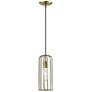 2_Glenbrook 1 Light Antique Brass Pendant