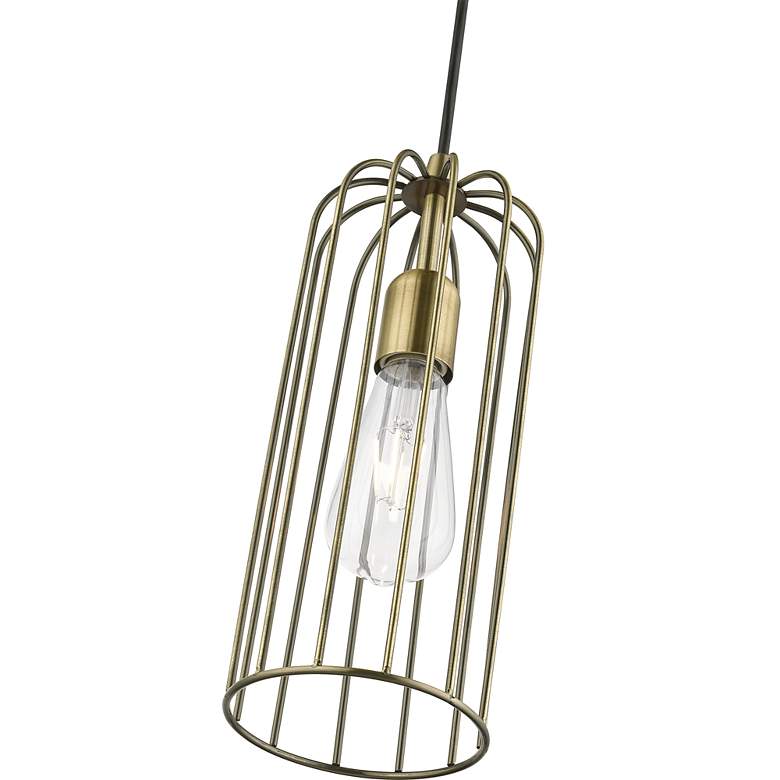 Image 6 Glenbrook 1 Light Antique Brass Pendant more views