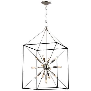 Glendale 13 Light Chandelier Polished Nickel