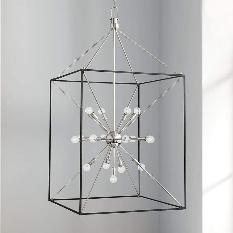 Image 1 Glendale 27" Wide Polished Nickel 5-Light Chandelier