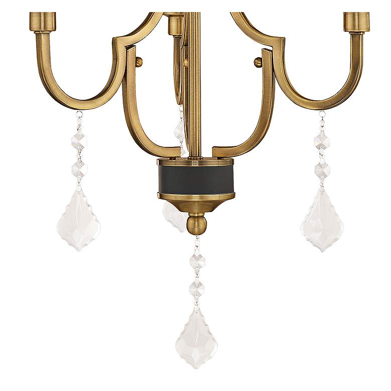 Image 4 Glendale 3 Light Antique Brass Mini Chandelier more views