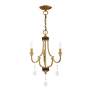 5_Glendale 3 Light Antique Brass Mini Chandelier more views