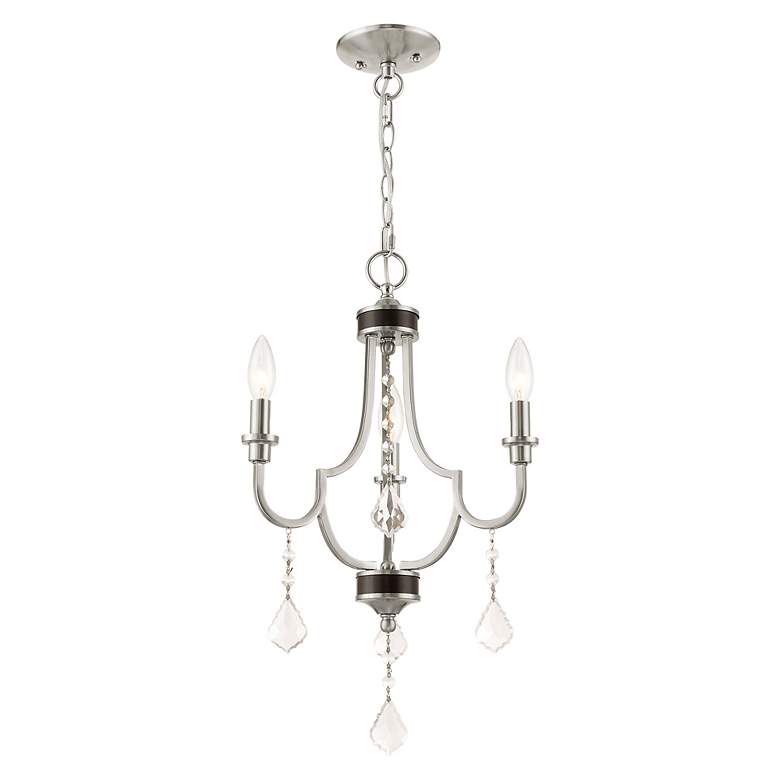Image 5 Glendale 3 Light Brushed Nickel Mini Chandelier more views