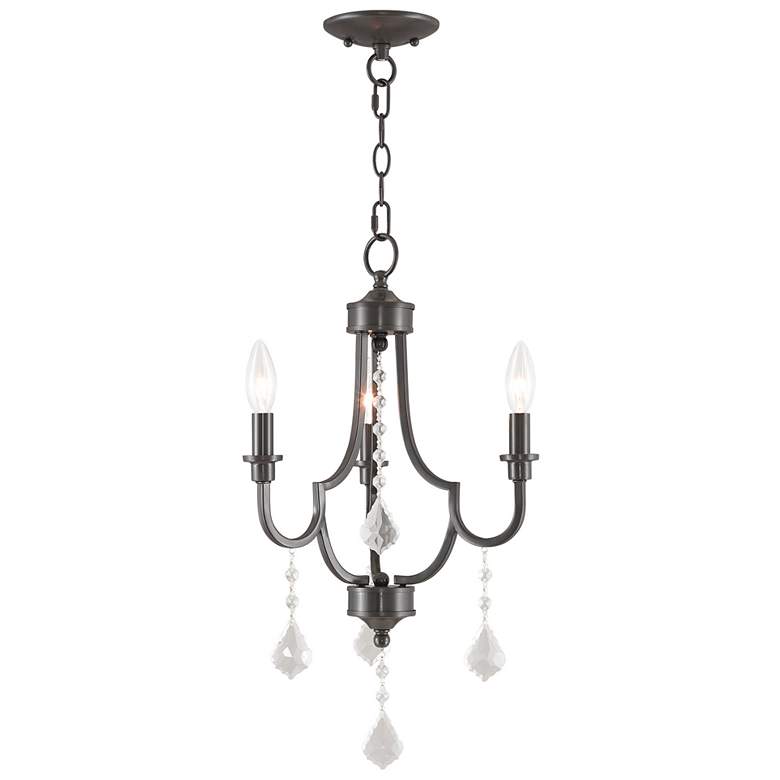 Image 1 Glendale 3 Light English Bronze Mini Chandelier