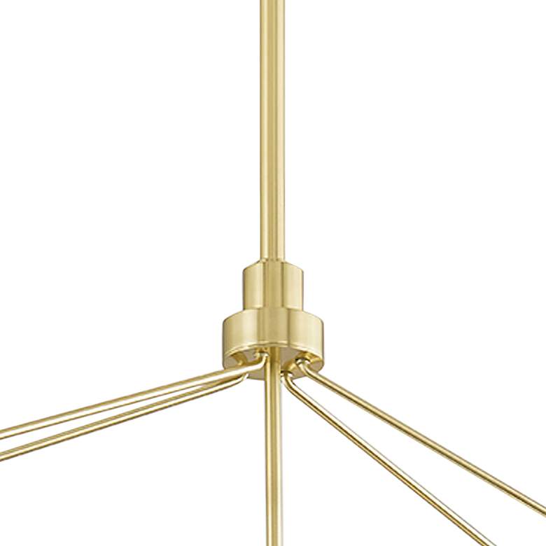Image 4 Glendale 48" Wide Aged Brass 10-Light Island Chandelier more views