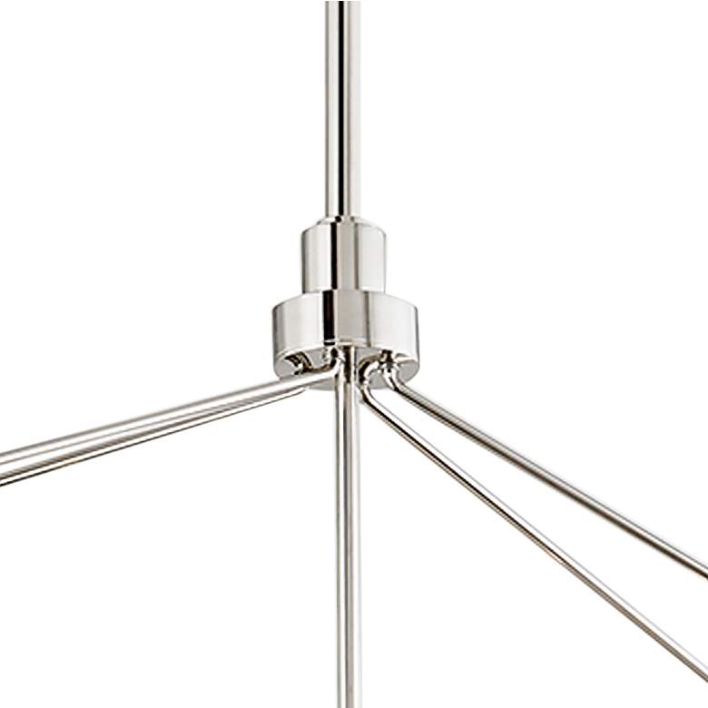 Image 4 Glendale 48" Wide Polished Nickel 10-Light Island Chandelier more views