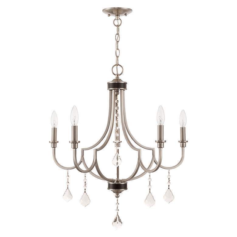 Image 4 Glendale 5 Light Brushed Nickel Chandelier more views