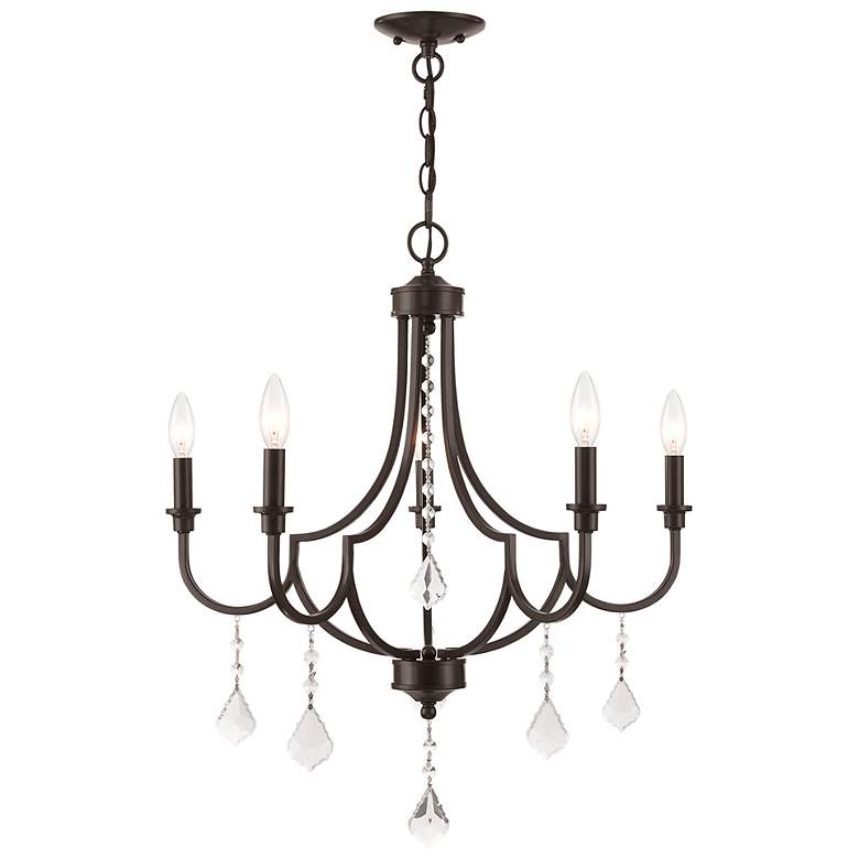 Image 2 Glendale 5 Light English Bronze Chandelier