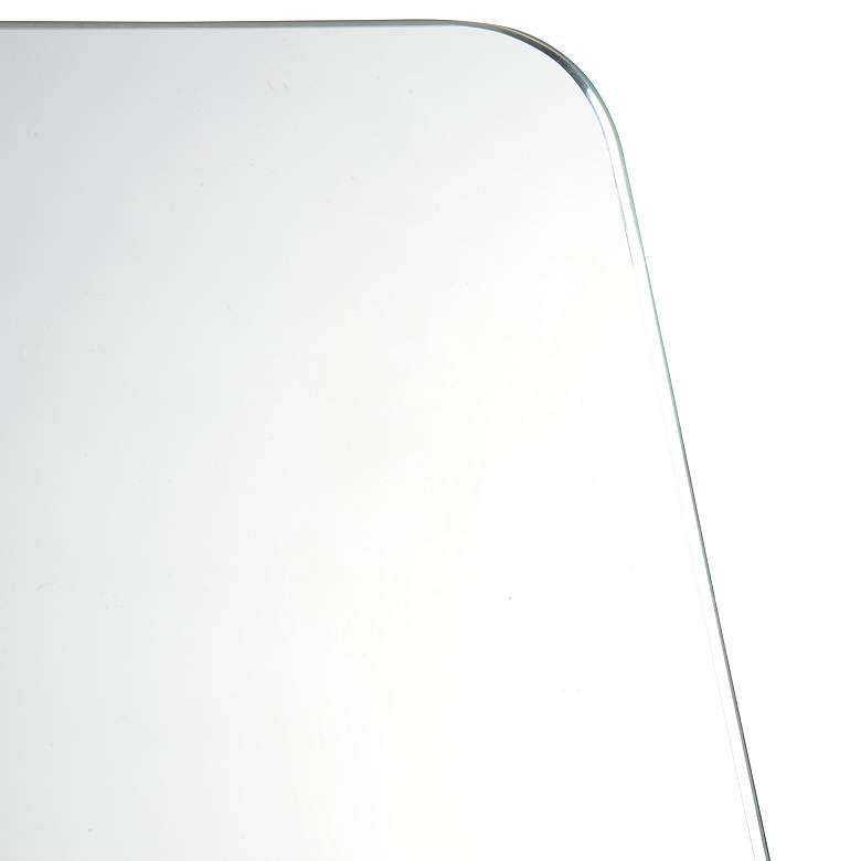 Glenden Frameless 24 inch x 48 inch Hexagon Wall Mirror more views