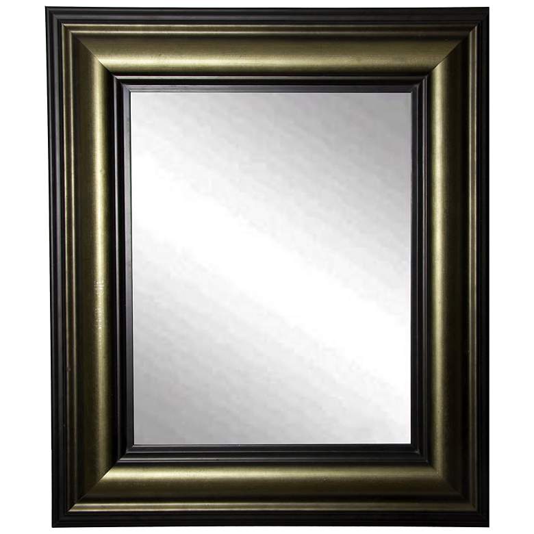 Image 1 Glendford Bronze Antiqued 36 inch x 42 inch Stepped Wall Mirror