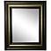 Glendford Bronze Antiqued Stepped 30" x 36" Wall Mirror