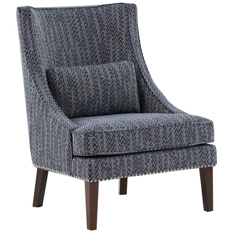 Glenmoor Navy Fabric Accent Chair