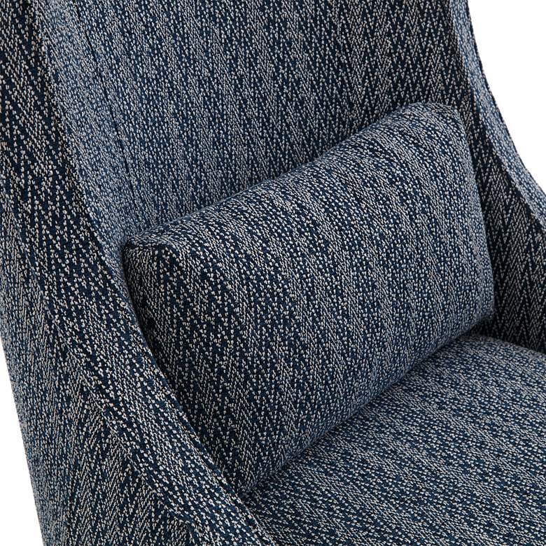 Glenmoor Navy Fabric Accent Chair more views