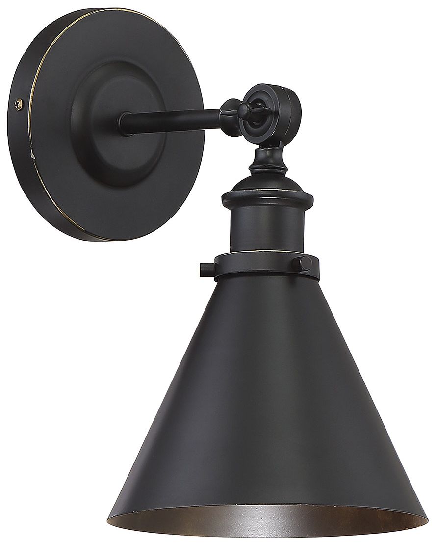 Image 2 Glenn 1-Light Adjustable Wall Sconce in Classic Bronze