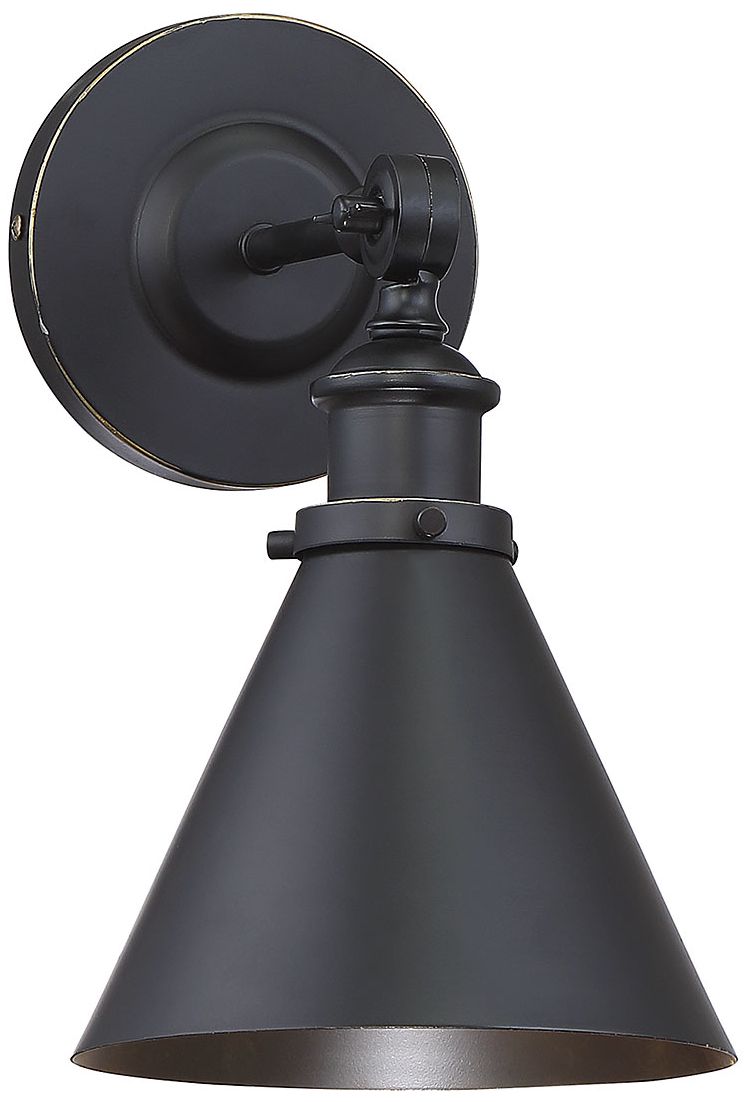 Image 4 Glenn 1-Light Adjustable Wall Sconce in Classic Bronze more views