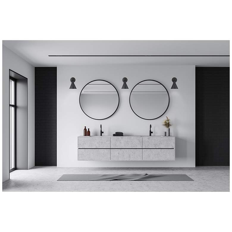 Image 6 Glenn 1-Light Adjustable Wall Sconce in Matte Black more views