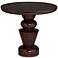 Glenn 30" Wide Oak Veneer Pedestal Table