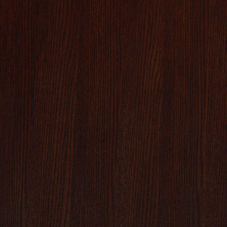 Image 4 Glenn 30" Wide Oak Veneer Pedestal Table more views