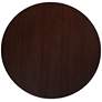 5_Glenn 30" Wide Oak Veneer Pedestal Table more views