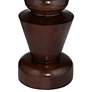 6_Glenn 30" Wide Oak Veneer Pedestal Table more views