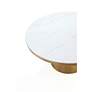5_Glenn 31 1/2" Wide Gold Round Coffee Table more views