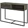 Glenn 42" Wide Slate Gray Wood 1-Door Entry Table