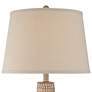Glenn Dapp Beige Pot Table Lamps With 8" Round Risers