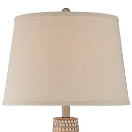 Image2 of Glenn Dapp Beige Pot Table Lamps With 8" Square Risers more views