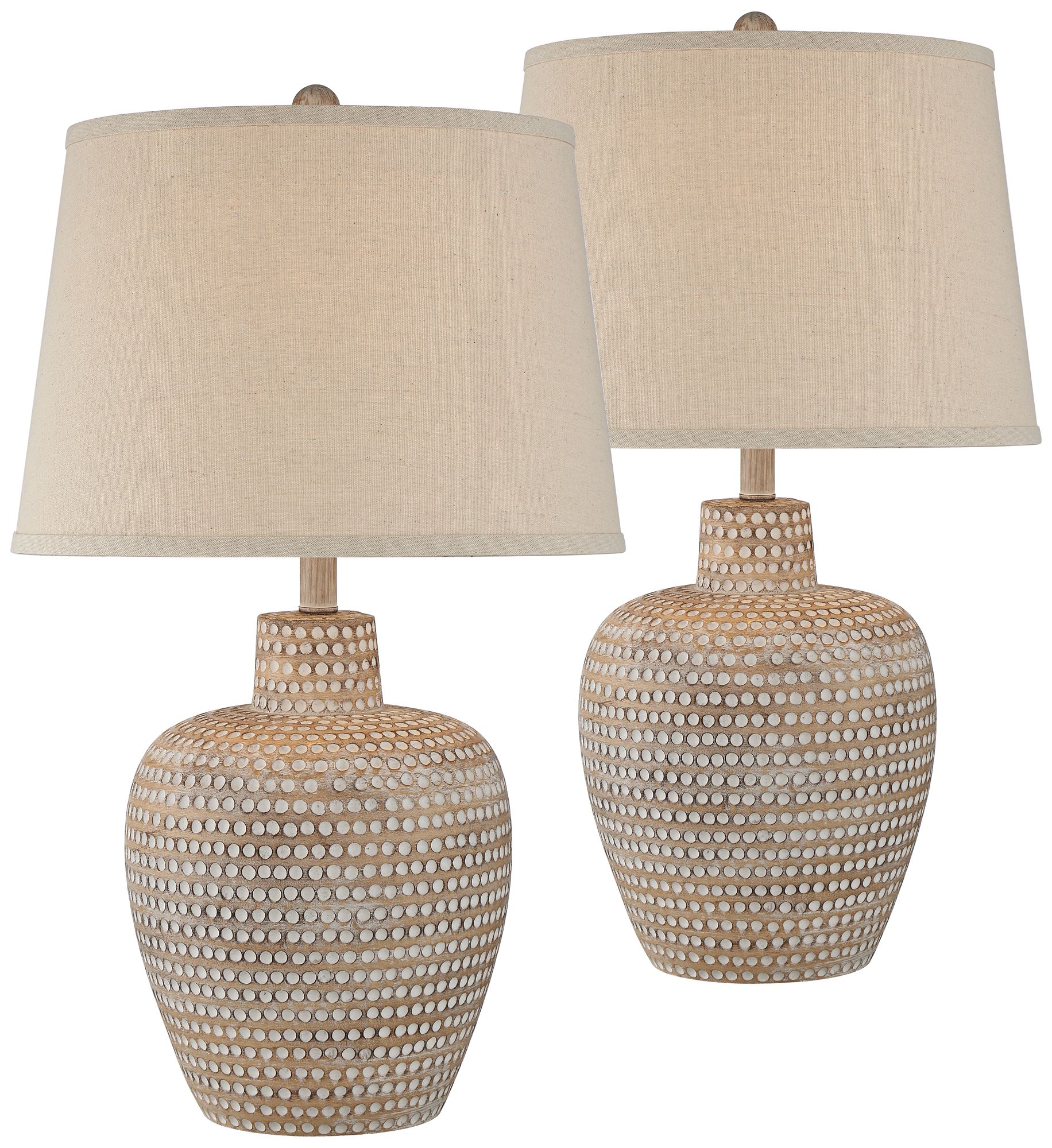 beige table lamp