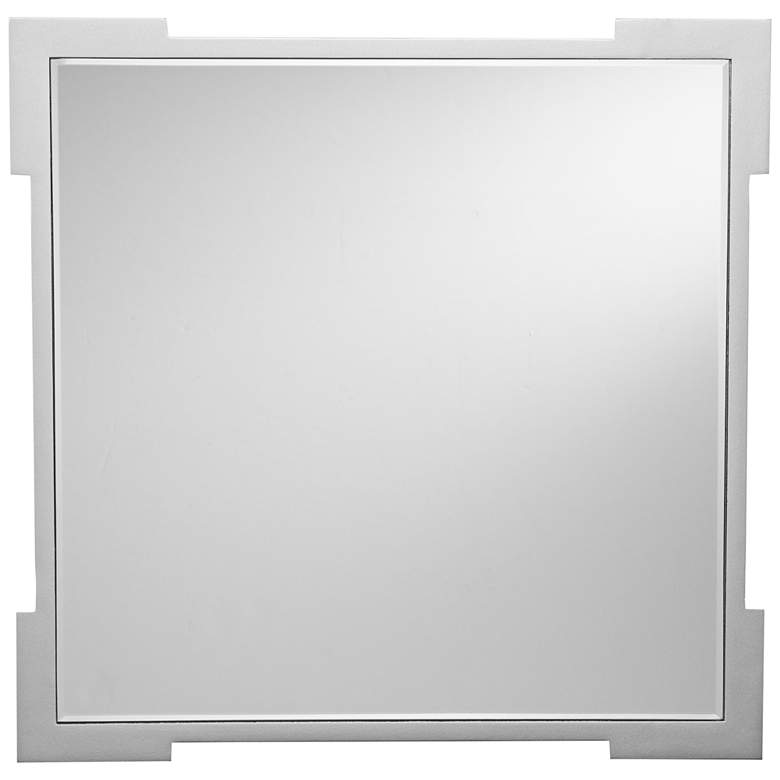 Image 4 Glenview 22" Wide Mirrored and Matte Silver End Table more views