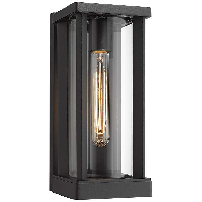 Image 3 Glenwood 12 1/2" High Dark Black Outdoor Wall Light