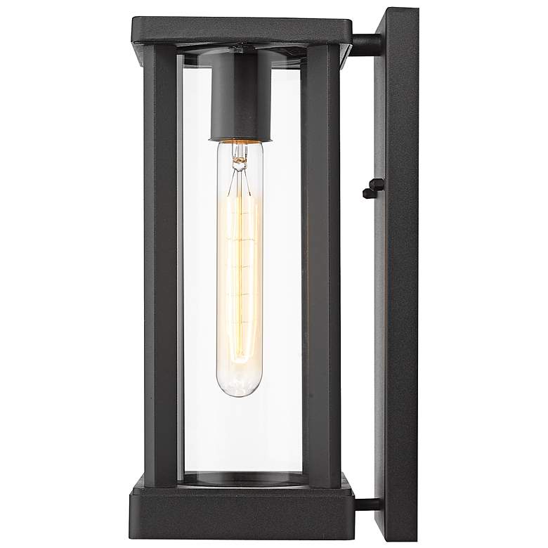 Image 6 Glenwood 12 1/2" High Dark Black Outdoor Wall Light more views