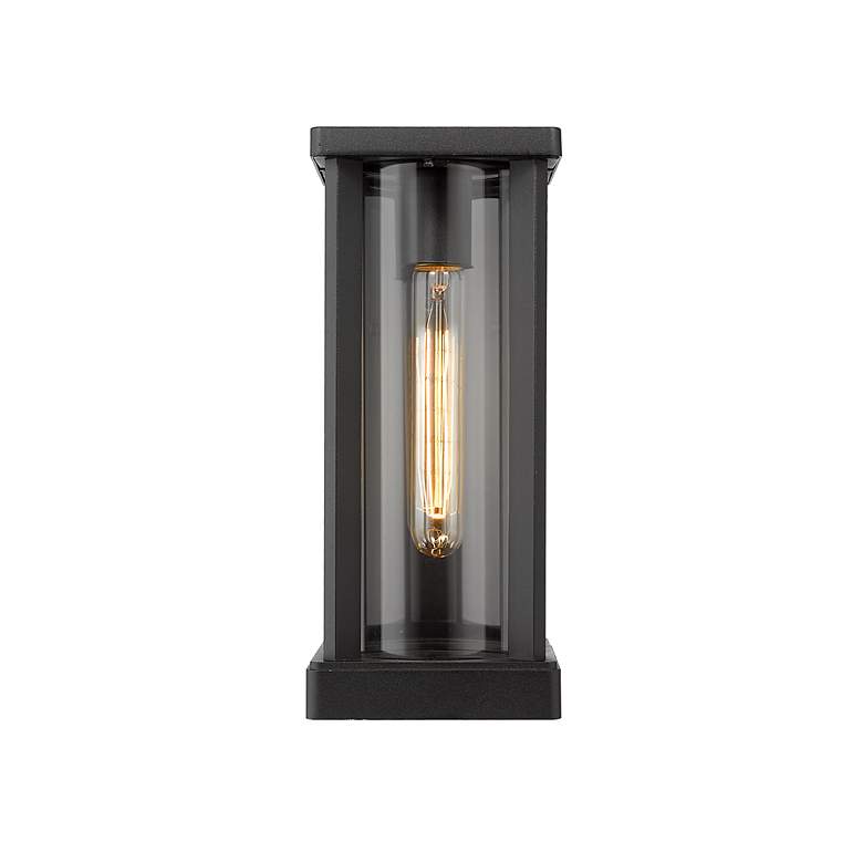 Image 7 Glenwood 12 1/2" High Dark Black Outdoor Wall Light more views