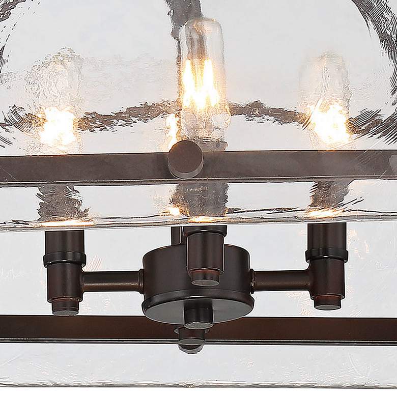 Image 2 Glenwood 14" Wide English Bronze 4-Light Ceiling Light more views