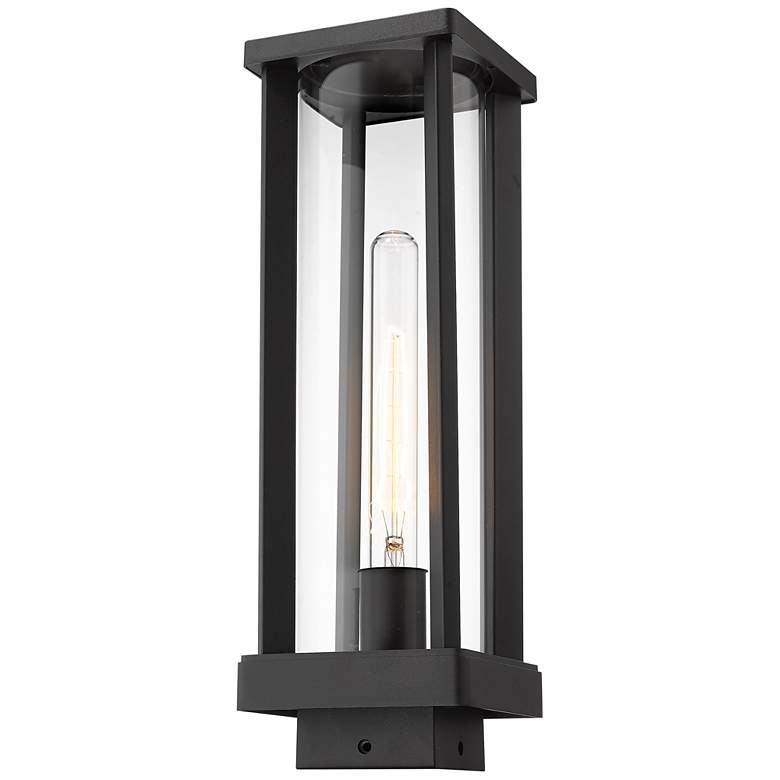 Image 1 Glenwood 15" High Black Outdoor Post Light