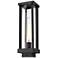 Glenwood 15" High Black Outdoor Post Light