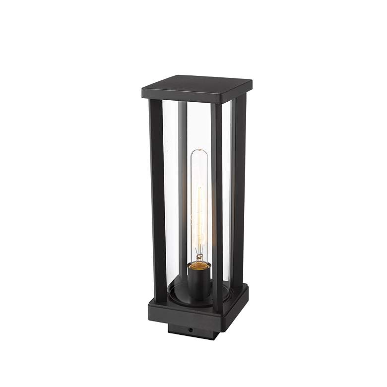 Image 3 Glenwood 15" High Black Outdoor Post Light more views