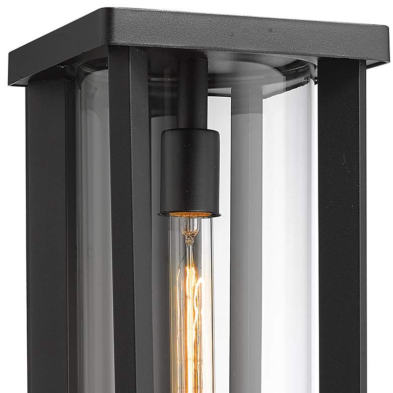 Image 2 Glenwood 16 3/4" High Black Rectangular Outdoor Wall Light more views