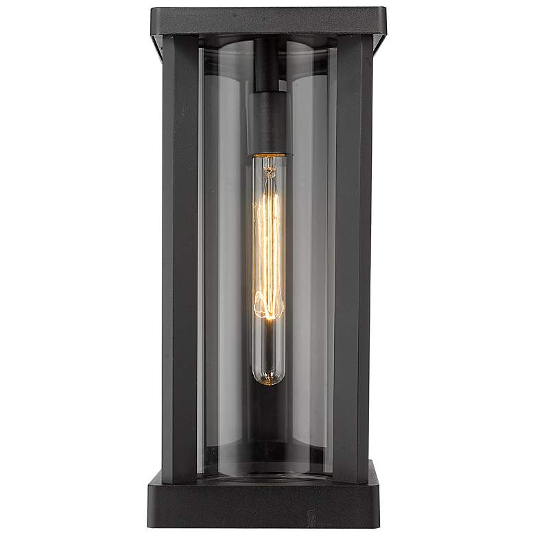Image 5 Glenwood 16 3/4" High Black Rectangular Outdoor Wall Light more views