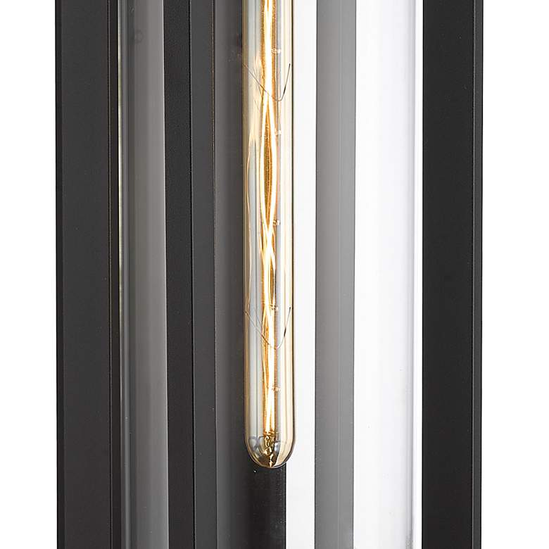 Image 2 Glenwood 20 1/4" High Black Rectangular Outdoor Wall Light more views