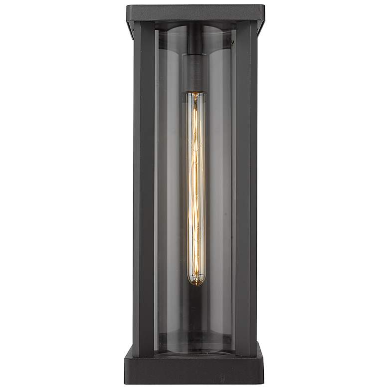 Image 5 Glenwood 20 1/4" High Black Rectangular Outdoor Wall Light more views