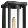 2_Glenwood 20"H Black Outdoor Post Light w/ Round Pole Fitter more views