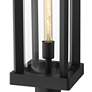 3_Glenwood 20"H Black Outdoor Post Light w/ Round Pole Fitter more views