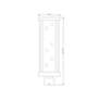 7_Glenwood 20"H Black Outdoor Post Light w/ Round Pole Fitter more views