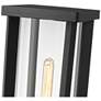 4_Glenwood 20"H Black Outdoor Post Light w/ Square Pole Fitter more views