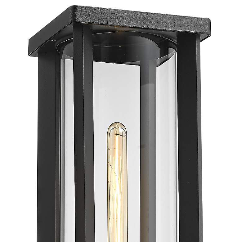 Image 3 Glenwood 22 1/2" High Black Outdoor Pier Mount Light more views