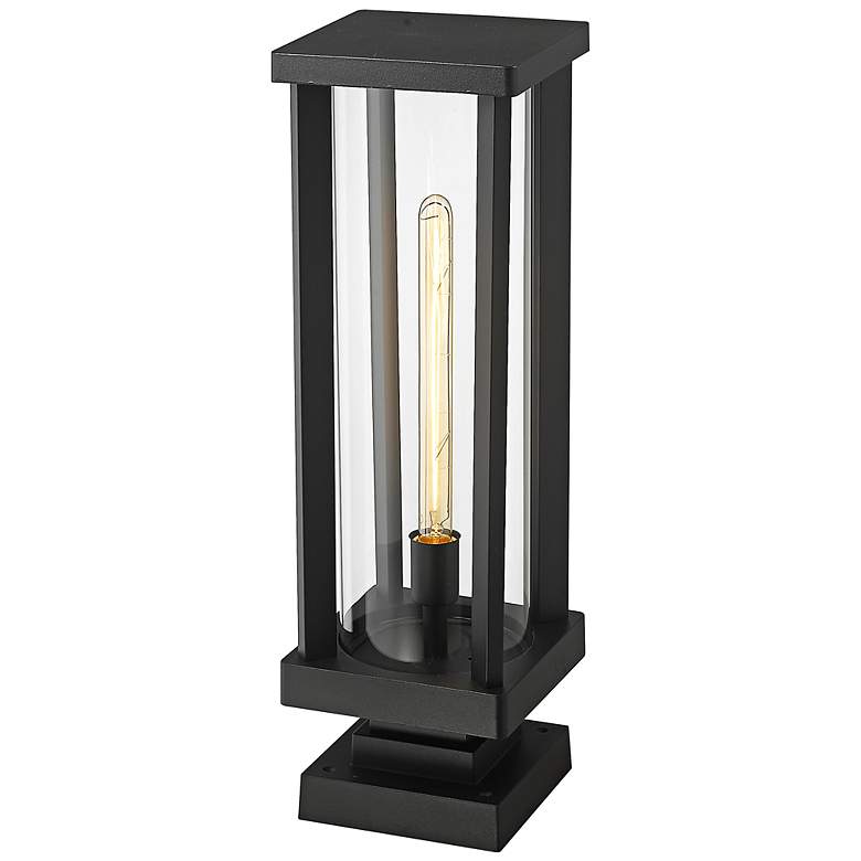 Image 5 Glenwood 22 1/2" High Black Outdoor Pier Mount Light more views